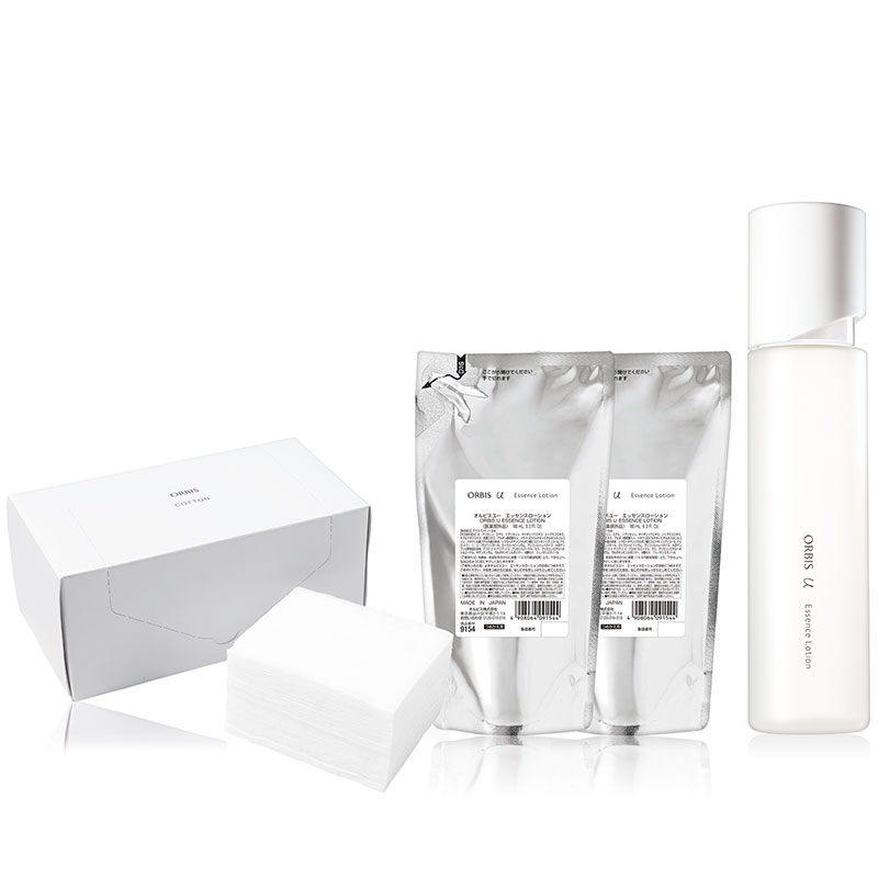 芯生悠賦活化妝水．瓶裝x1+補充包x2+化妝棉30片