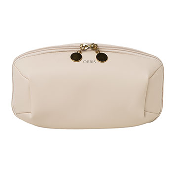 愛用必備的化妝品，一打開即井然有序，隨手取用更從容。迎接母親節，特別獻上「ORBIS貝殼型化妝包」，低調氣質外型，搭配大開口設計，展開好拿好放；常用唇彩可專屬歸位，粉餅、眼影盤也能依序取用。另有貼心網格拉鍊內袋，小物收納不易掉落。讓每一次補妝，都自信優雅。單筆購物滿2000元即可擁有！單筆限贈一份，恕不累贈。數量有限，敬請把握！